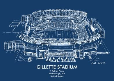 GILLETTE STADIUM LANDSCAPE