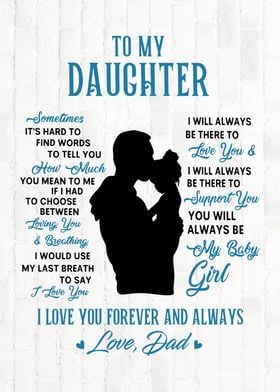 To My Daughter From Dad