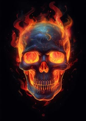 Fire Skull