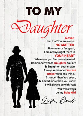 To My Daughter From Dad