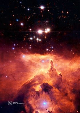 Pismis 24 emission nebula