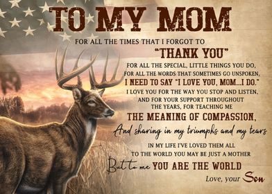 To My Mom  HUNTING