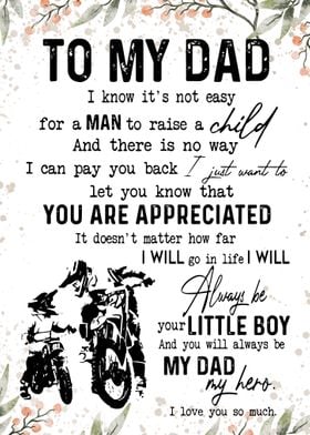To My Dad Fathers day